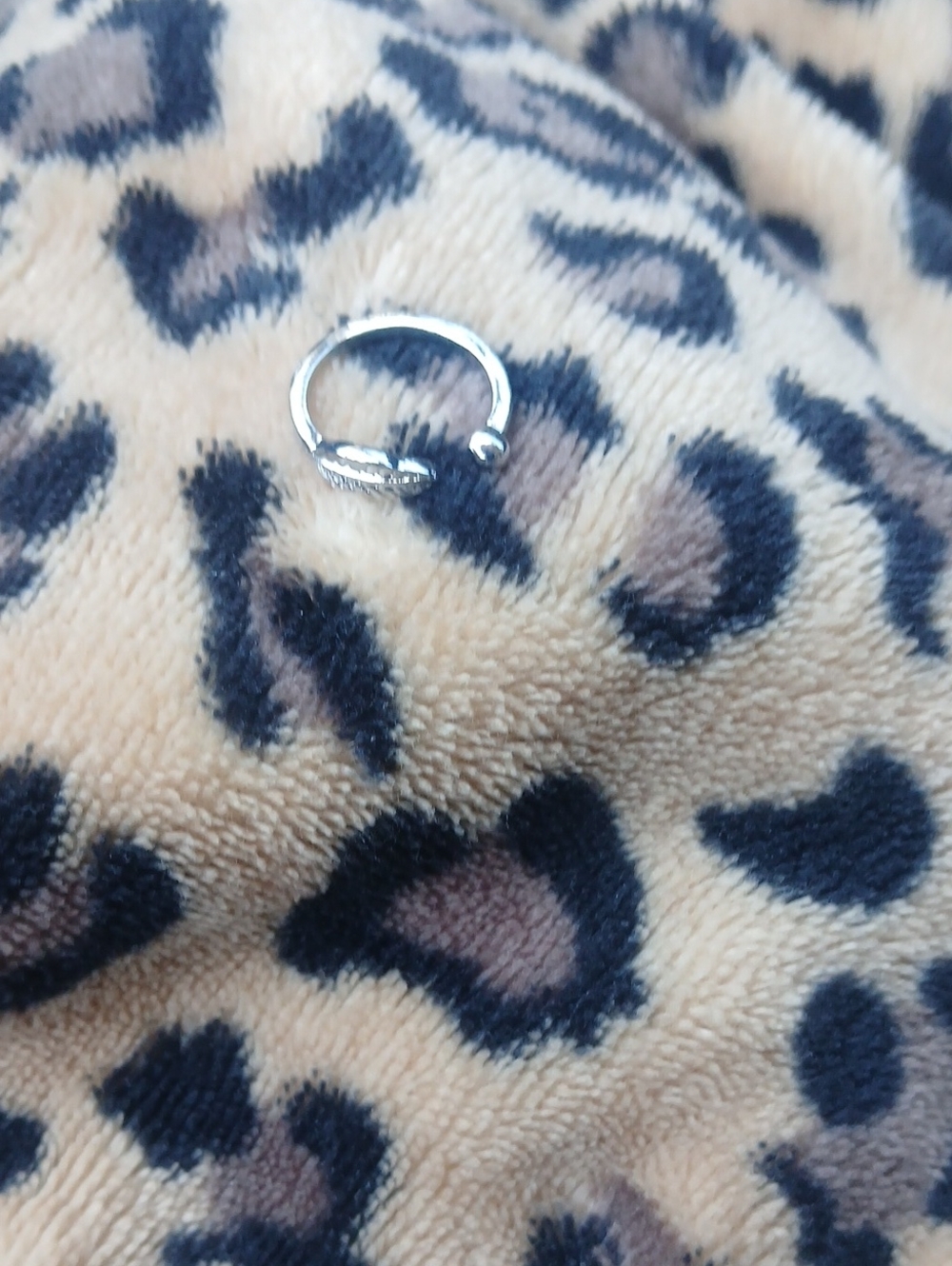 Silver Leaf Accent Ring - Silver
